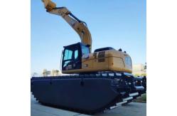 China Floating Amphibious Excavator Pontoon Swamp Buggy Conversion Sany SY135 supplier