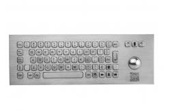 China Dynamic Waterproof Stainless Steel Keyboard With Trackball supplier