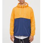 Waterproof 100% Polyester Fiber Lightweight Windbreaker Jacket Pullover Hooded for sale