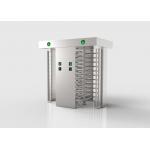 304 Stainless Steel Full Height Turnstile Automatic Left / Right Double Lane Rotary for sale