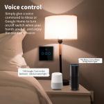 Tuya WIFI Smart Wall Touch Switch Glass Panel LED