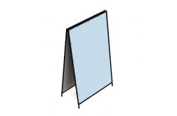 China Collapsible Outdoor A Frame Display Stands With Rainproof Graphic supplier