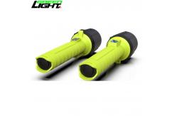 China Rechargeable Torch Explosion Proof Flashlight 6400 MAh 18000lux 3W For Mining supplier