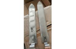 China 40cm durable stainless steel Honey Uncapping Knife With Curved and Straight Side supplier