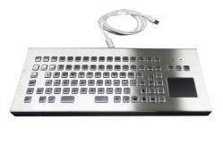 China PS/2 Rugged Industrial Pc Keyboard With Mouse Trackpad supplier