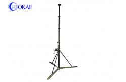 China Telescopic Mast Pole 5m Crank Up Communication Tower Tripod Mast supplier