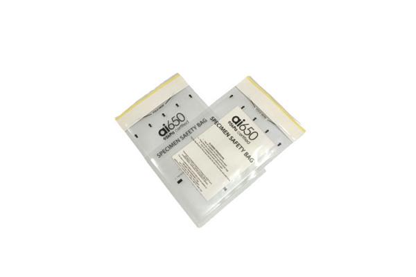 Three Or Two Wall LDPE 95kPa Specimen Bag With Zipper And Pouch