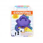 Custom Counting Education Children's Book Printing, Cute Hippo Purse Book for sale