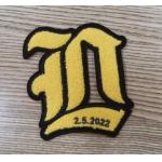 Clothes Towel Embroidery Patch Selvage Heat Transfer Labels for sale