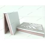 Triangle Empty Eyeshadow Palette 3 Pans CMYK Printing With Mirror