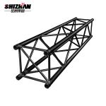Powder Coated Durable Black Aluminum Lighting Tower Truss For Display for sale
