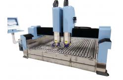 China 2030 Double XYZ 3 Axis Stone CNC Machines 3000mm Granite Engraving Machine supplier