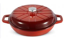 China Profession Enameled Cast Iron Casserole Cast Iron Shallow Dish With Lid supplier