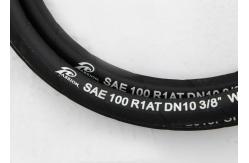 China DN10 Custom Hydraulic Hose SAE 100 R1 AT BSP Female 90 Degree supplier