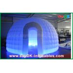 Inflatable Lawn Tent 210D Oxford Cloth Inflatable Igloo Air Tent Round Dome Tent With LED Light for sale
