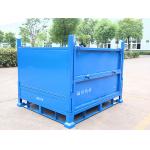 Lockable Pallet Storage Cage Industrial Wire Baskets Wire Mesh Containers