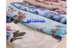 China High quality spun polyester voile printing fabric for muslim shawl , scarf , dress, embroidery super fine quality top supplier
