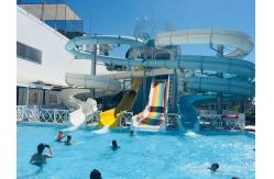 China Kids Bing Fibreglass Pool Water Slide Amusement Park Rides supplier