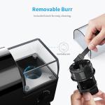 Mini Black Burr Coffee Grinder 100W Coffee Grinding Machine For Home