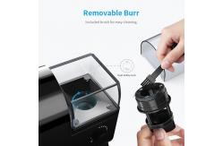 China Mini Black Burr Coffee Grinder 100W Coffee Grinding Machine For Home supplier