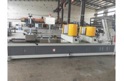 China Double Servo Motor Four Head 22kw Paper Core Cutter supplier