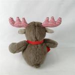 Soft Cuddly Christmas Plush Toys Moose Stuffed Animal Huggable Brown Elk Toy