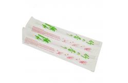 China Length 21cm 23cm 24cm Bamboo Chopsticks Disposable With Paper Packing supplier