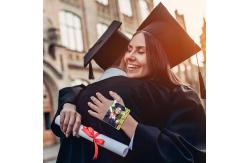 China Sublimation Graduation Keychain Blanks For Graduation Gift Personalised Graduation Keyring supplier