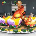 Store Decoration Simulation Dinosaur Rotate Cup For Children And Adults for sale