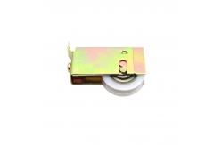 China Lightweight Zinc Plating Door Window Rollers Sliding Wheels Pulley With Nylon supplier