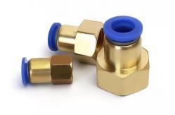 China PCF Series Pneumatic Female Hose Connector Inner Thread Push In Fittings supplier
