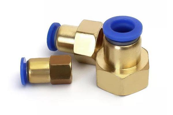 PCF Series Pneumatic Female Hose Connector Inner Thread Push In Fittings