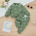 New Spring And Autumn Children's Outfit Sets Boylong-Sleeved Trousers Two-Piece Set for sale