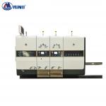 Corrugated Board Paper 3 Color Flexo Printing Machine With Die Cutting Automatic for sale