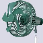 Outdoor Indoor Retractable Folding Fan USB Rechargeable Portable With Remote Controller for sale