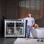 Plastic Casing Pet Drying Box Large Space OEM Double tempered glass Door for sale