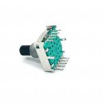 17mm Single Pole Triple Throw Rotary Switch 0.3A 100k Log Potentiometer for sale