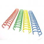 Promotional 1/4''-1 1/2'' Double Spiral Twin Loop Binder Double Ring Wire Binder for sale