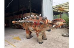 China Customized Performance Realistic Animatronic Ankylosaurus Dinosaur Double Costume supplier