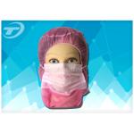Disposable astronaut cap with face mask  2ply / 3ply earloop , made of polypropylene fabric for sale