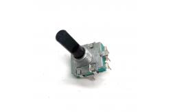 China Black EC16 Switch Rotary Encoder Button DC250V Plastic Shaft supplier