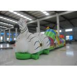 Indoor Playground Blow Up Obstacle Course , Kindergarten Baby Bouncy Castle Assault Course for sale
