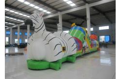 China Indoor Playground Blow Up Obstacle Course , Kindergarten Baby Bouncy Castle Assault Course supplier