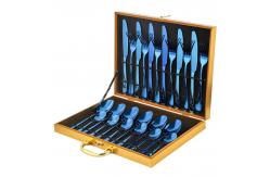 China Eco Friendly Stainless Steel 16pcs 24pcs Cutlery Set With Custom Logo supplier