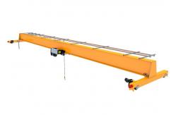 China EOT 3T Span 6m Single Girder Overhead Cranes Yellow Electric Hoist supplier