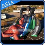 Inflatable Gorilla Kongo Crazy Fight with Dinosaur Giant Slide for sale