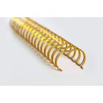 Brochures And Documents Gold Bronze Wire O Binding 44MM 2:1 Pitch