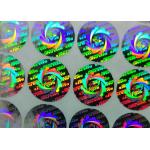 One-Time Use Custom 3D Laser Holographic Labels With Logo Tamper-Evident & Anti-Counterfeit Stickers for sale