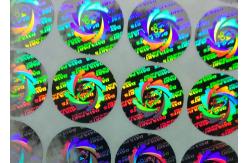 China Custom Security 3D Hologram Stickers Online Non-Reusable Laser Hologram Labels With Logo supplier