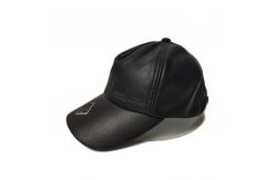China Genuine Leather Material Custom Baseball Hats For Man Common Fabric supplier